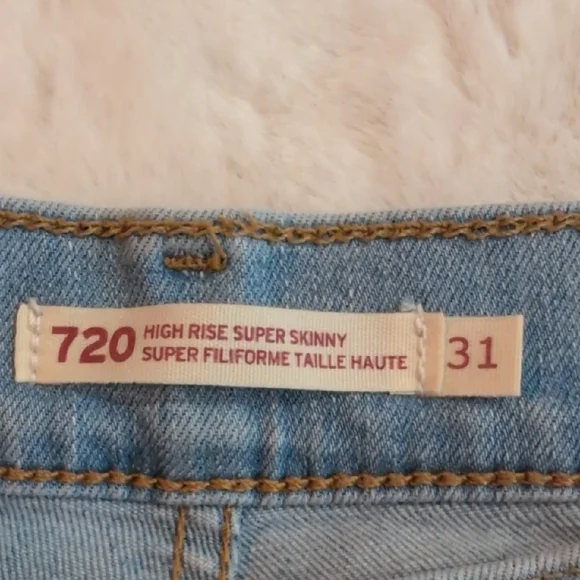 Levi's Sky Blue Denim Jeans - Picture 4 of 6